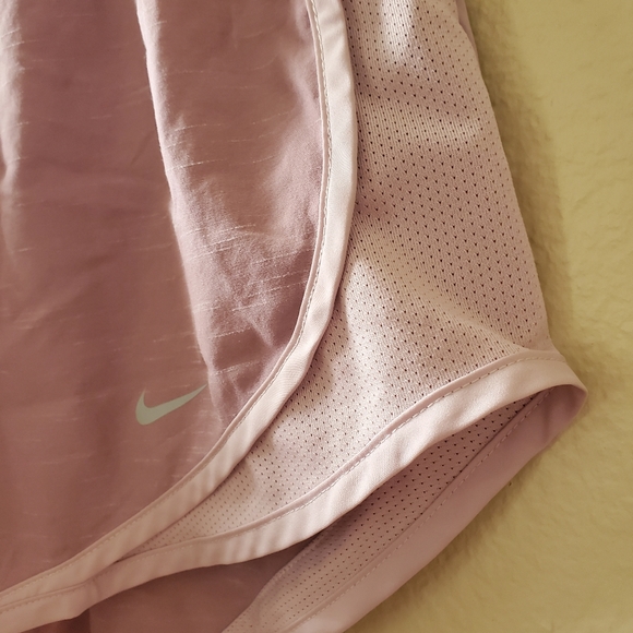 🥳HP!🥳 Nike | Dri-Fit Mauve Pink Mesh Athletic Drawstring Workout Shorts • M - Picture 6 of 15